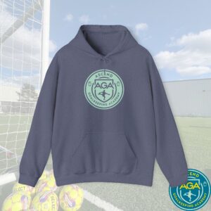 AGA Large Teal Logo Academy Hoodie